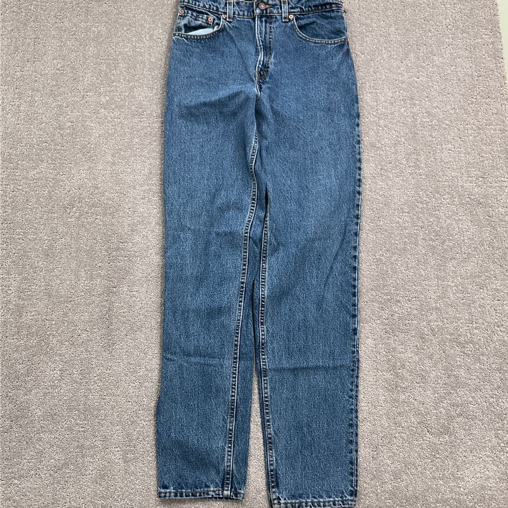 Levi's 550 Jeans Men 32W 36L ACT 31W 35.5L Blue Relax Fit Taper Leg Batwing USA